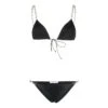 OSEREE Black Lumiere O Chain Bikini