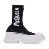 Alexander McQueen Tread Slick Knitted Boots