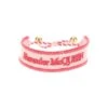 Alexander McQueen Embroidered Logo Bracelet