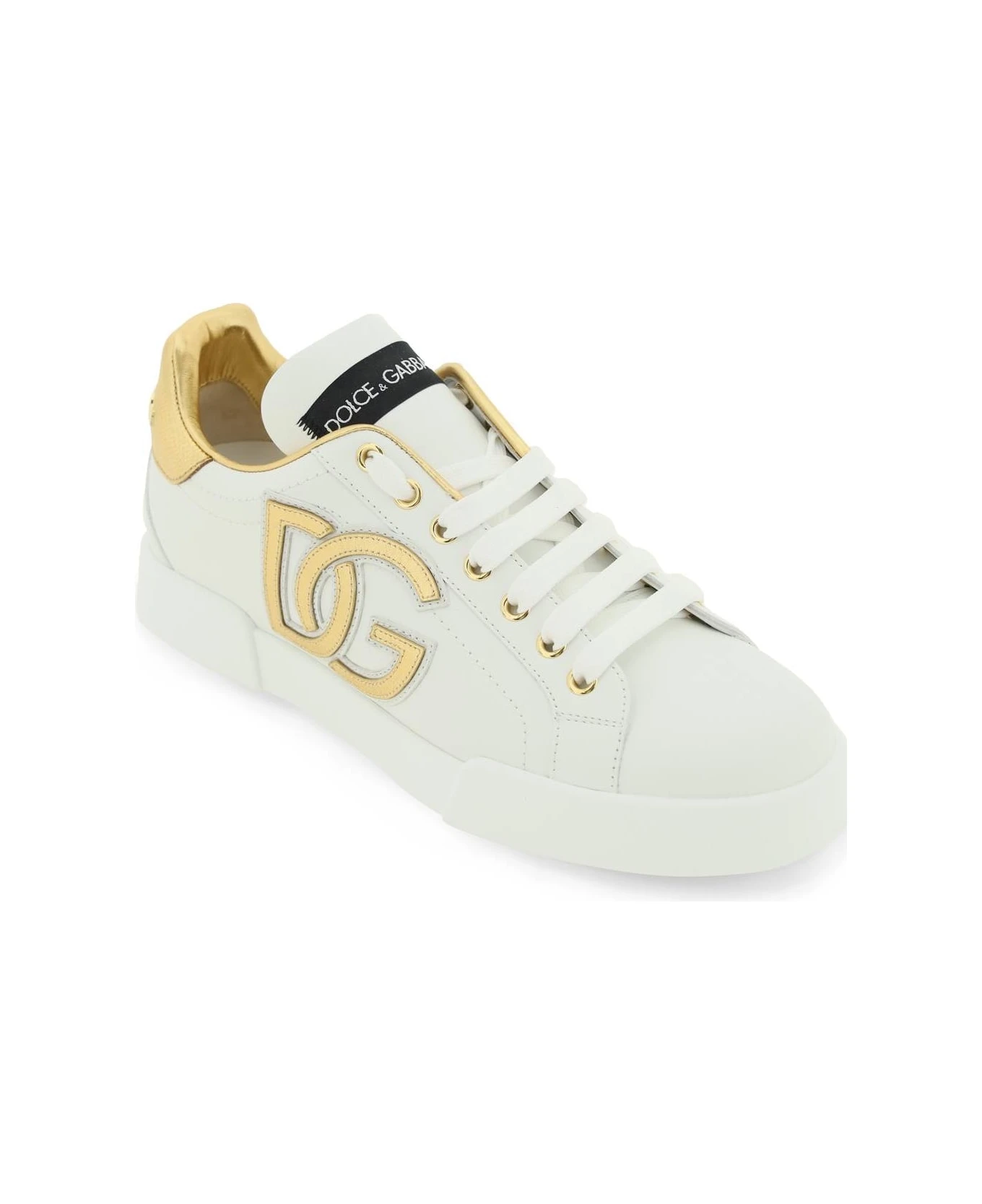 Dolce & Gabbana Logoed Portofino Sneakers - Image 4