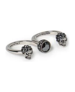Alexander McQueen Skull Double Ring Jewellery