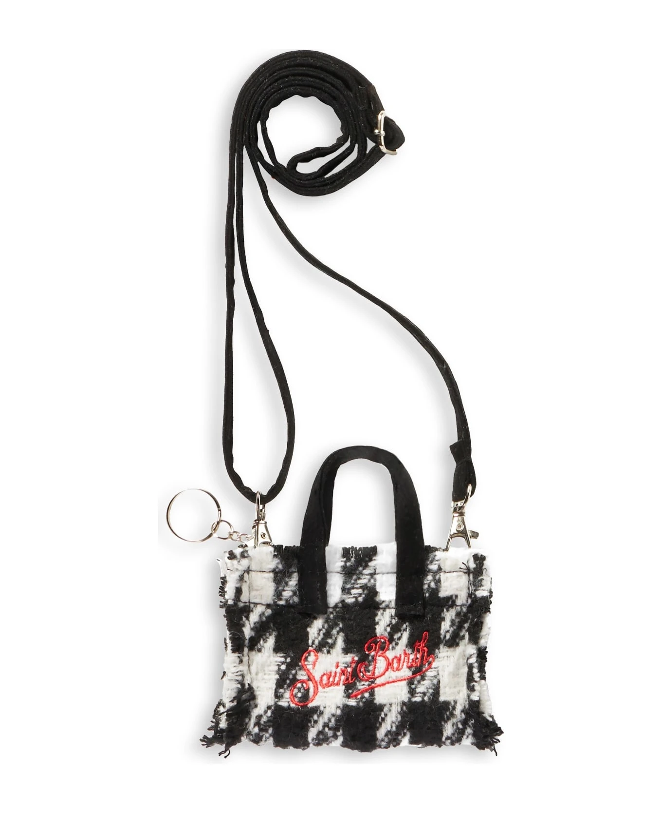 MC2 Saint Barth Key Holder With Pied De Poule Print - Image 3