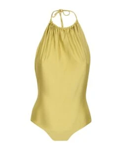 Halterneck Draped Top