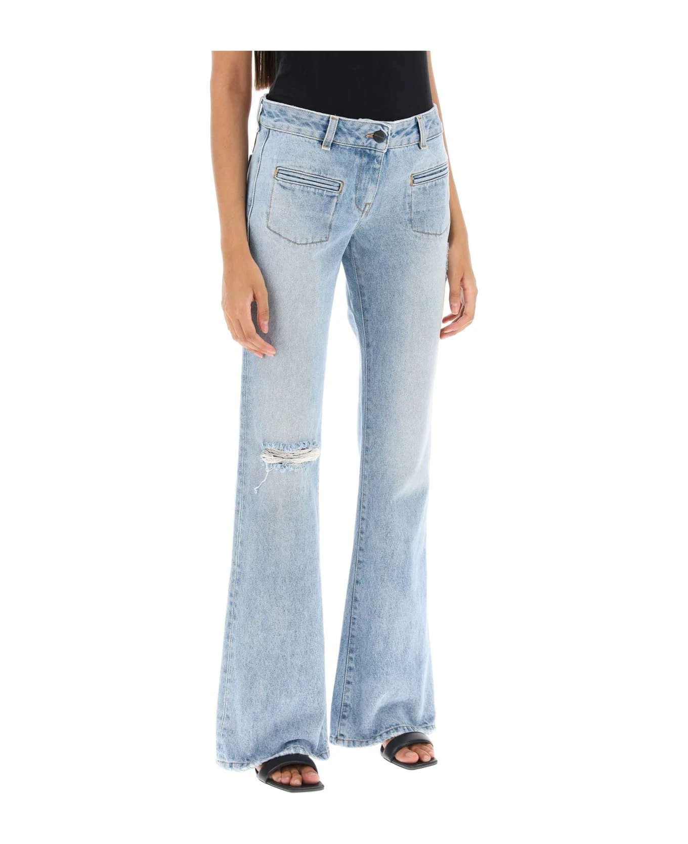 Palm Angels Low-rise Waist Bootcut Jeans - Image 2