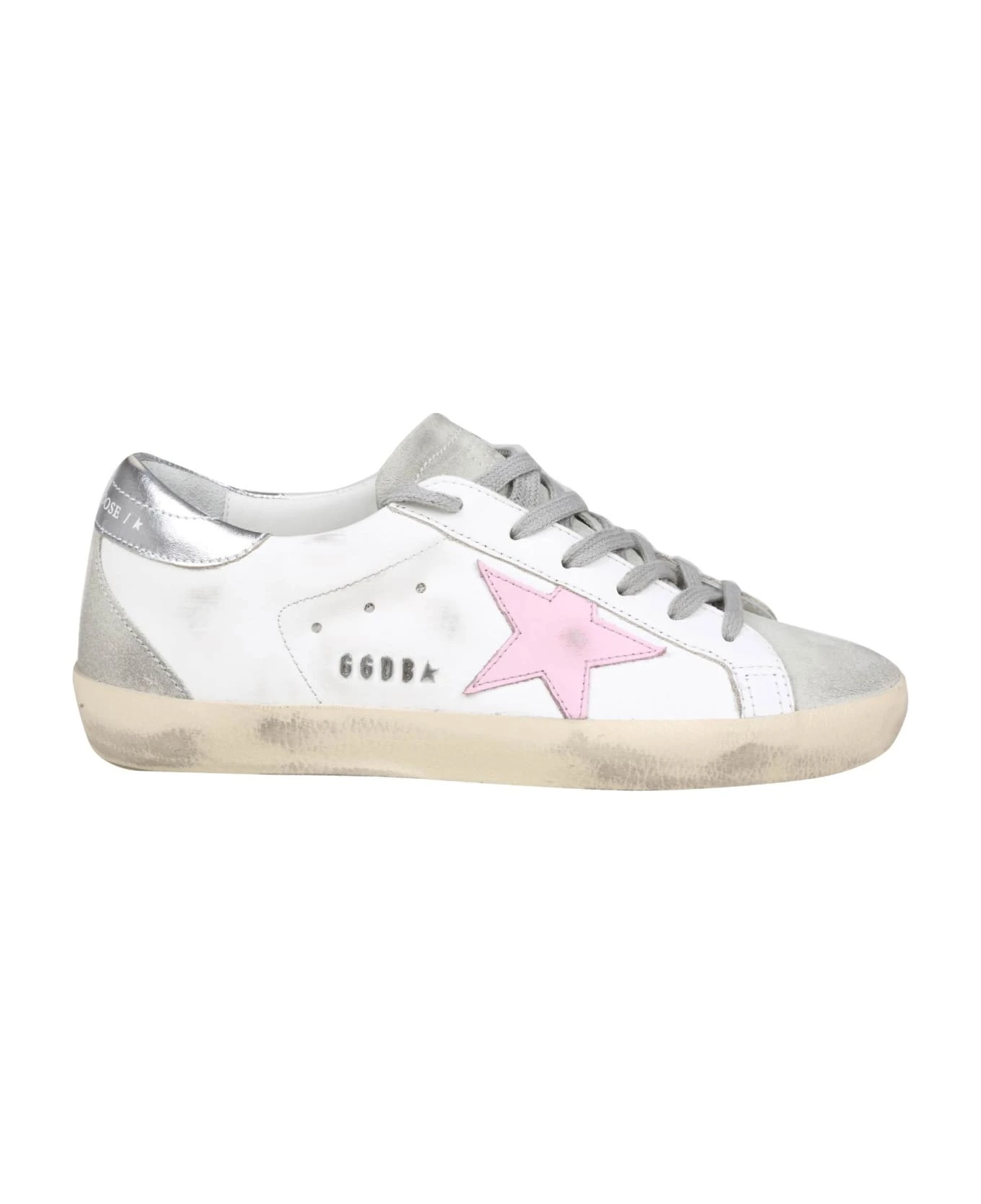 Golden Goose Super Star Sneakers In Leather And Suede