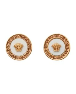 Versace Jellyfish Button Earrings