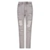 PHILIPP PLEIN Boyfriend Jeans In London Sky Denim With Crystals