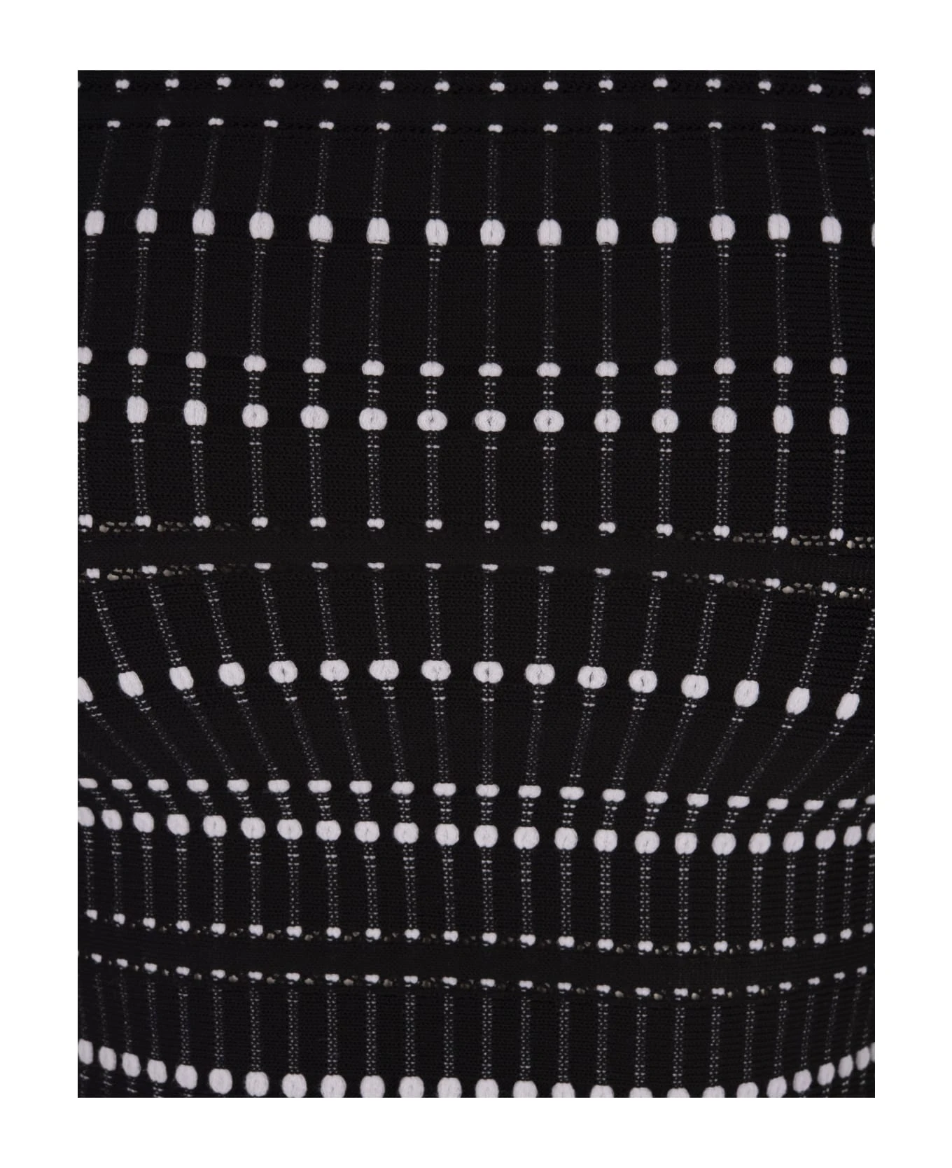 Alexander McQueen Black And White Knitted Top - Image 4