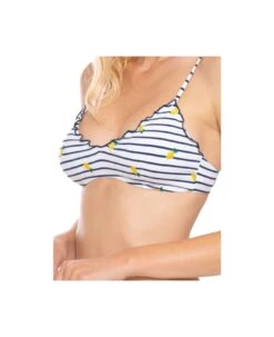 MC2 Saint Barth Woman Bralette Swimsuit With Embroidery