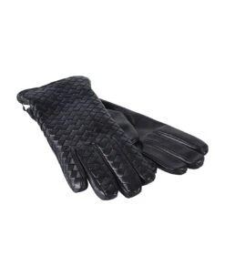Bottega Veneta Weave Texture Gloves