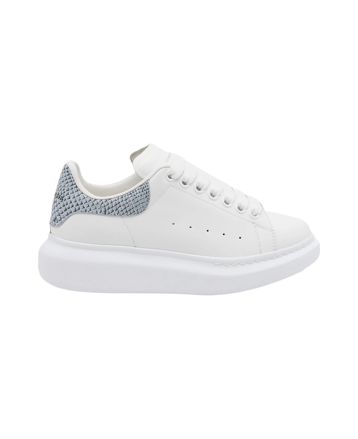 Alexander McQueen White And Ice Oversized Sneakers