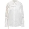 Off-White Poplin Buckle Shirt