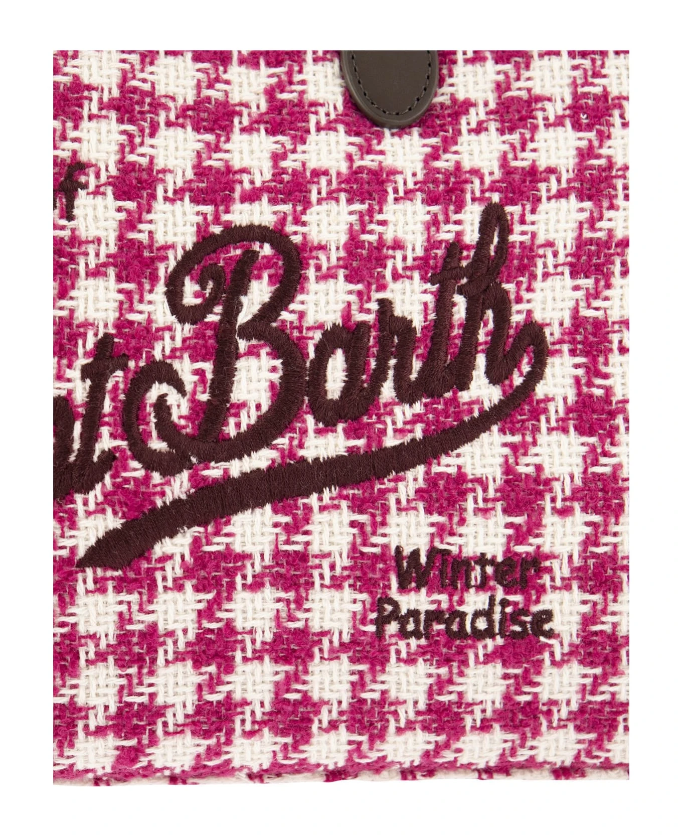 MC2 Saint Barth Houndstooth Patterned Handbag - Image 5