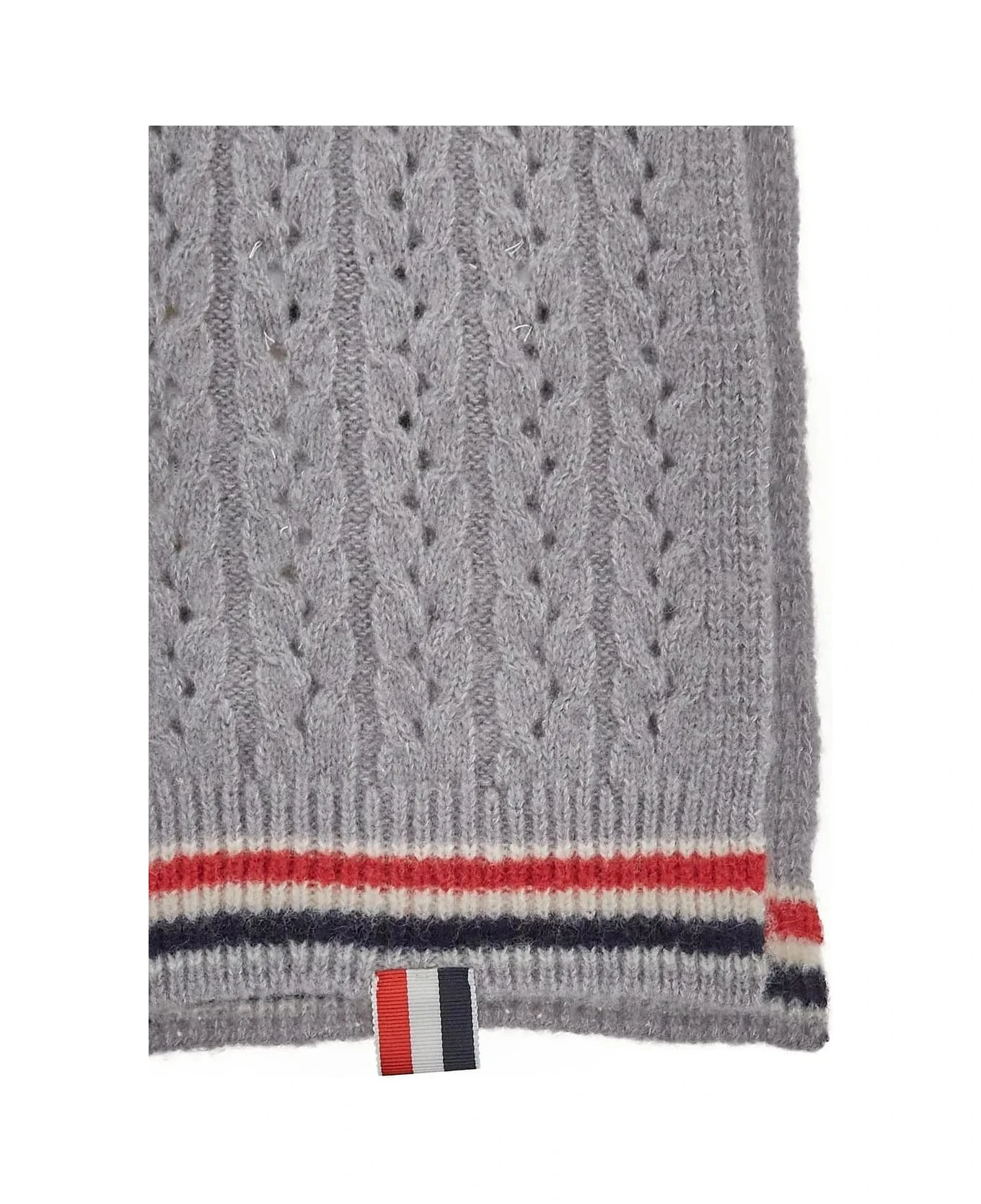 Cable Pointelle Scarf - Image 2