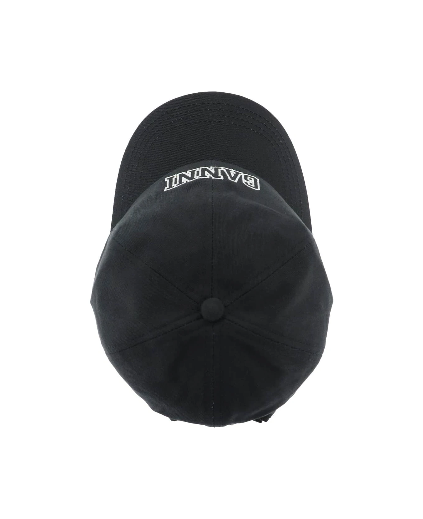 Ganni Organic Cotton Baseball Cap - Image 2