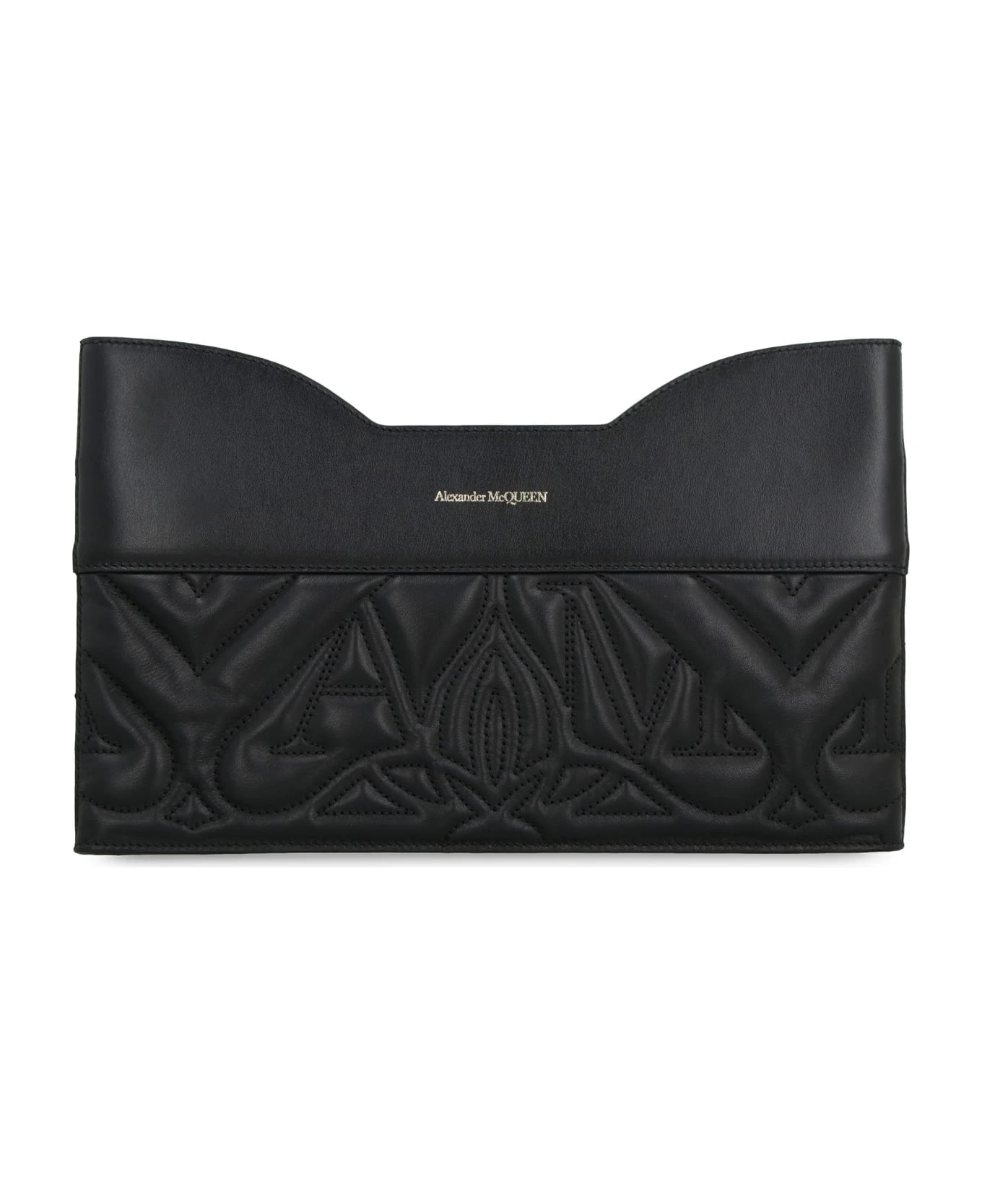 Alexander McQueen The Bow Leather Clutch - Image 2