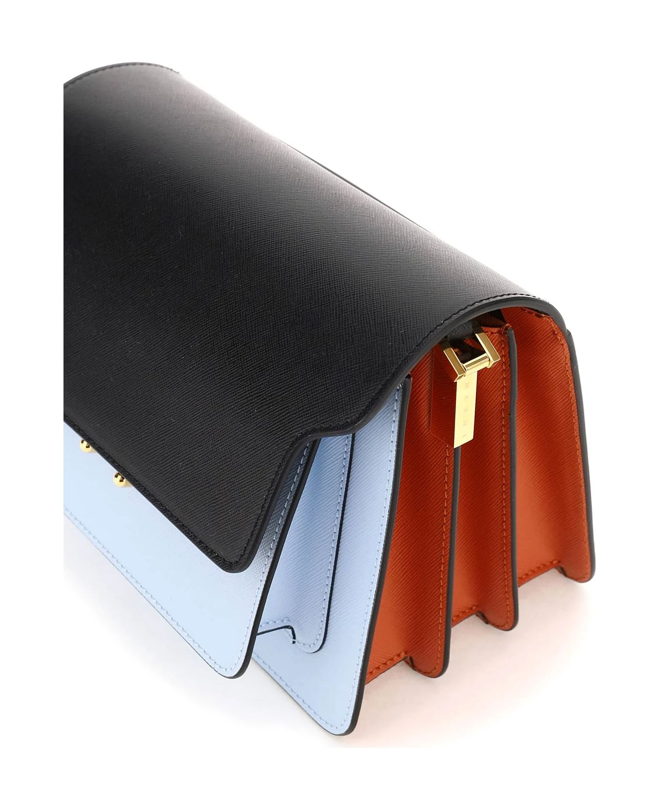 Marni Tricolor Leather Medium Trunk Bag - Image 5