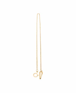 Yellow Gold Chain Key Holder Keyring