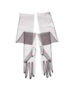 Maison Margiela Long Tulle Gloves