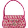 Valentino Garavani Locò Toile Iconographe Shoulder Bag