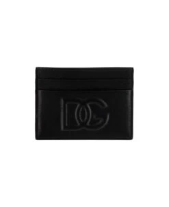 Dolce & Gabbana Dg Logo Leather Card Holder