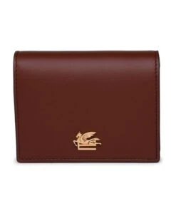 Etro Brown Leather Wallet