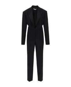 STELLA MCCARTNEY Wool Tuxedo Jumpsuit