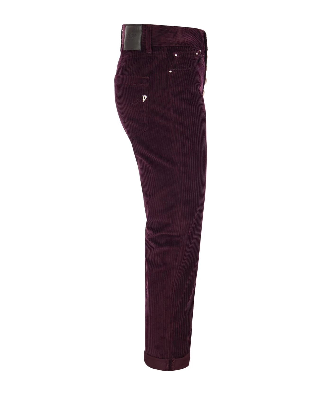 Dondup Koons Loose-fitting Velvet Trousers - Image 3