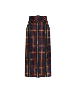 Gucci Tartan Wool Skirt