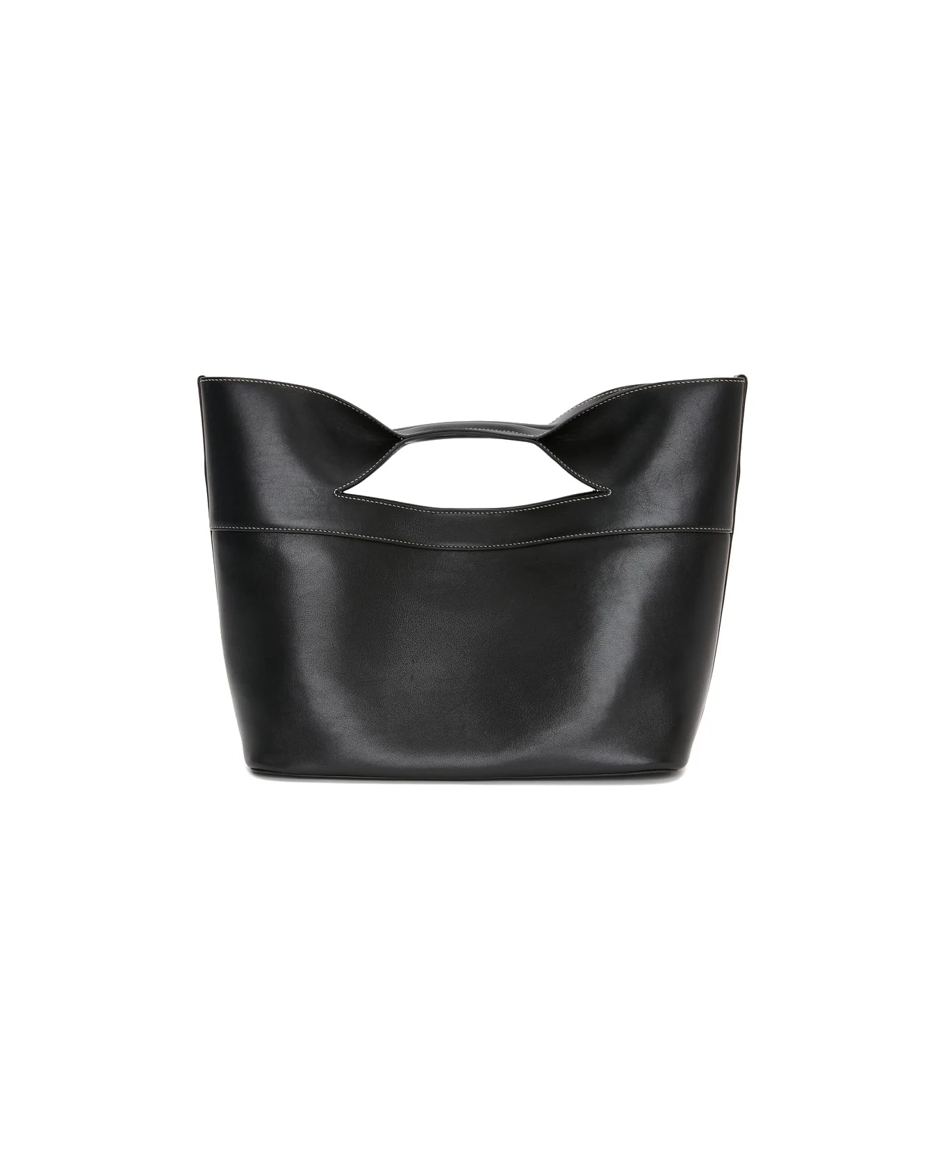Alexander McQueen Black The Bow Small Bag - Image 3