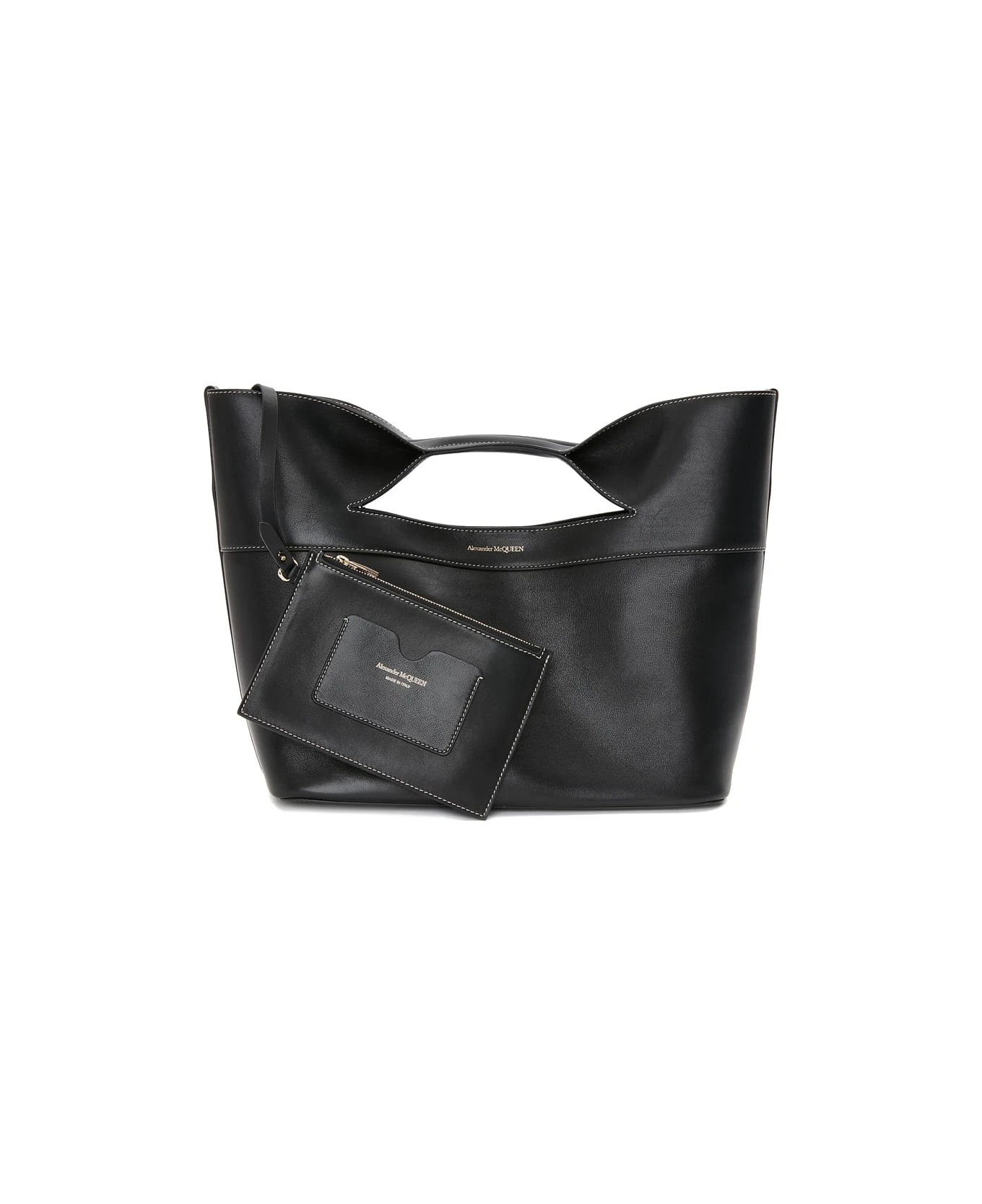 Alexander McQueen Black The Bow Small Bag - Image 2