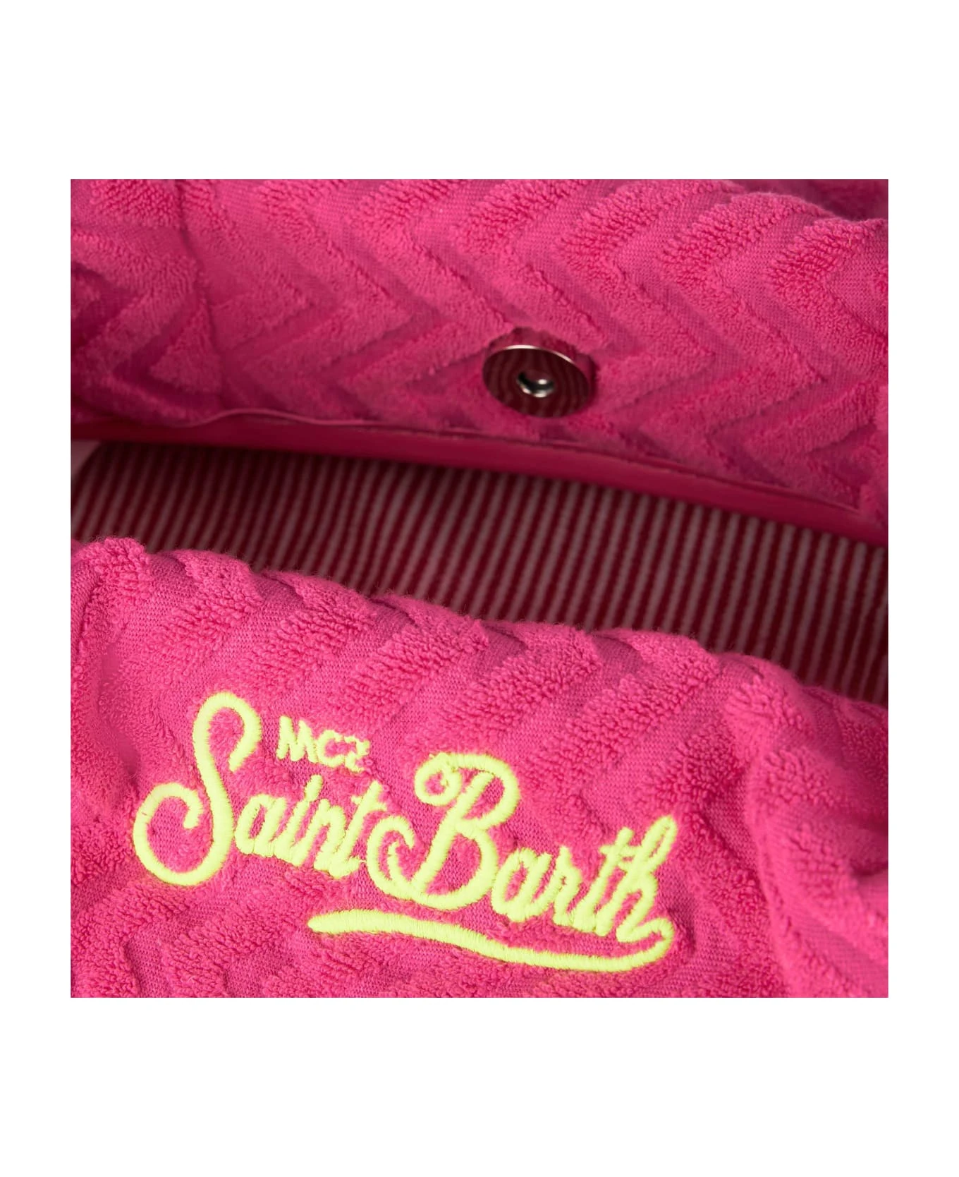 MC2 Saint Barth Terry Small Pink Pouch - Image 3