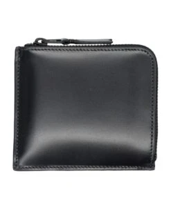 Very Black Zip Wallet