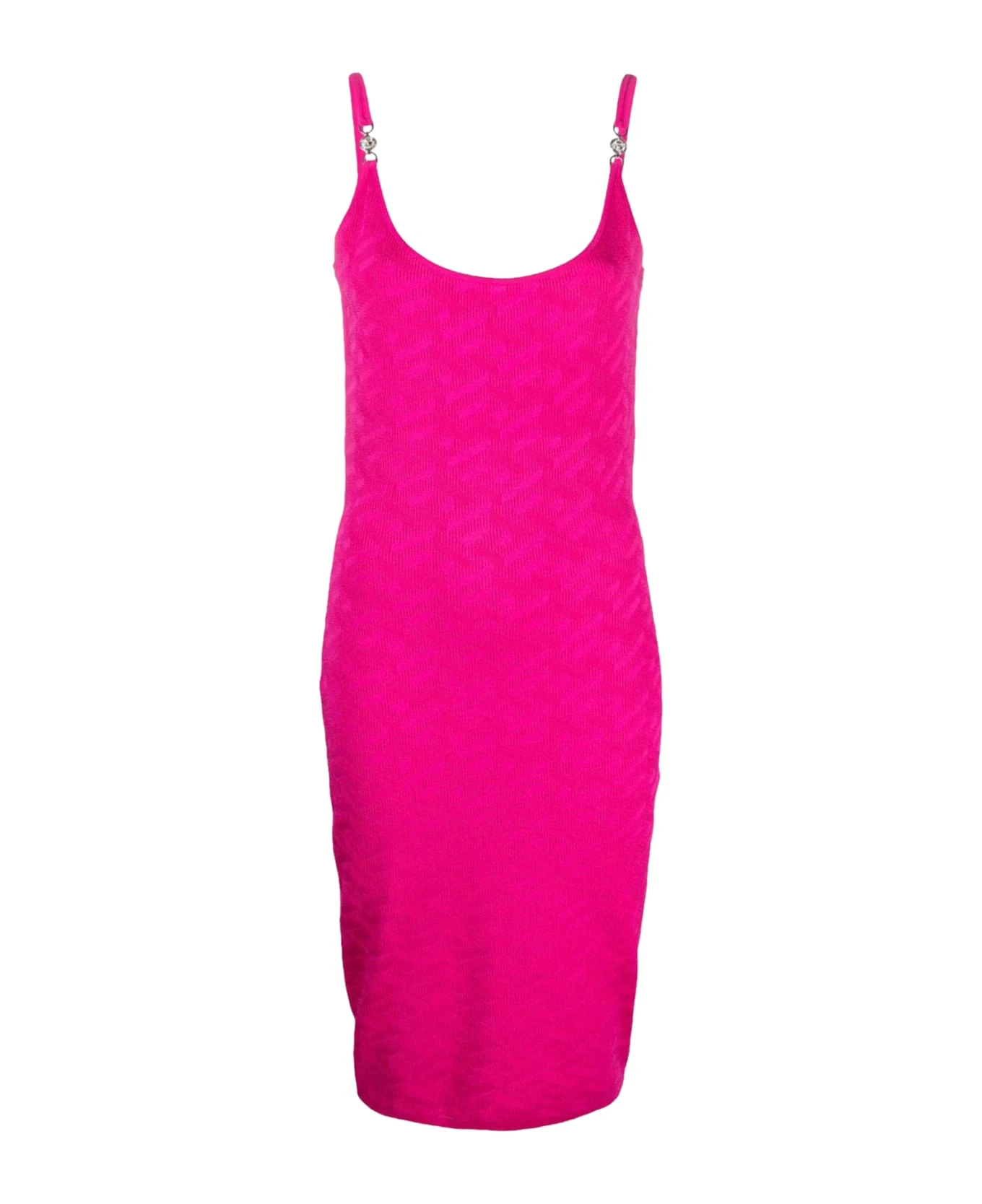 Versace Knit Dress Solid Colour Serie