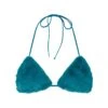 MC2 Saint Barth Woman Teal Green Furry Triangle Top Swimsuit