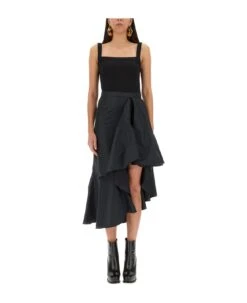 Alexander McQueen Asymmetrical Dress