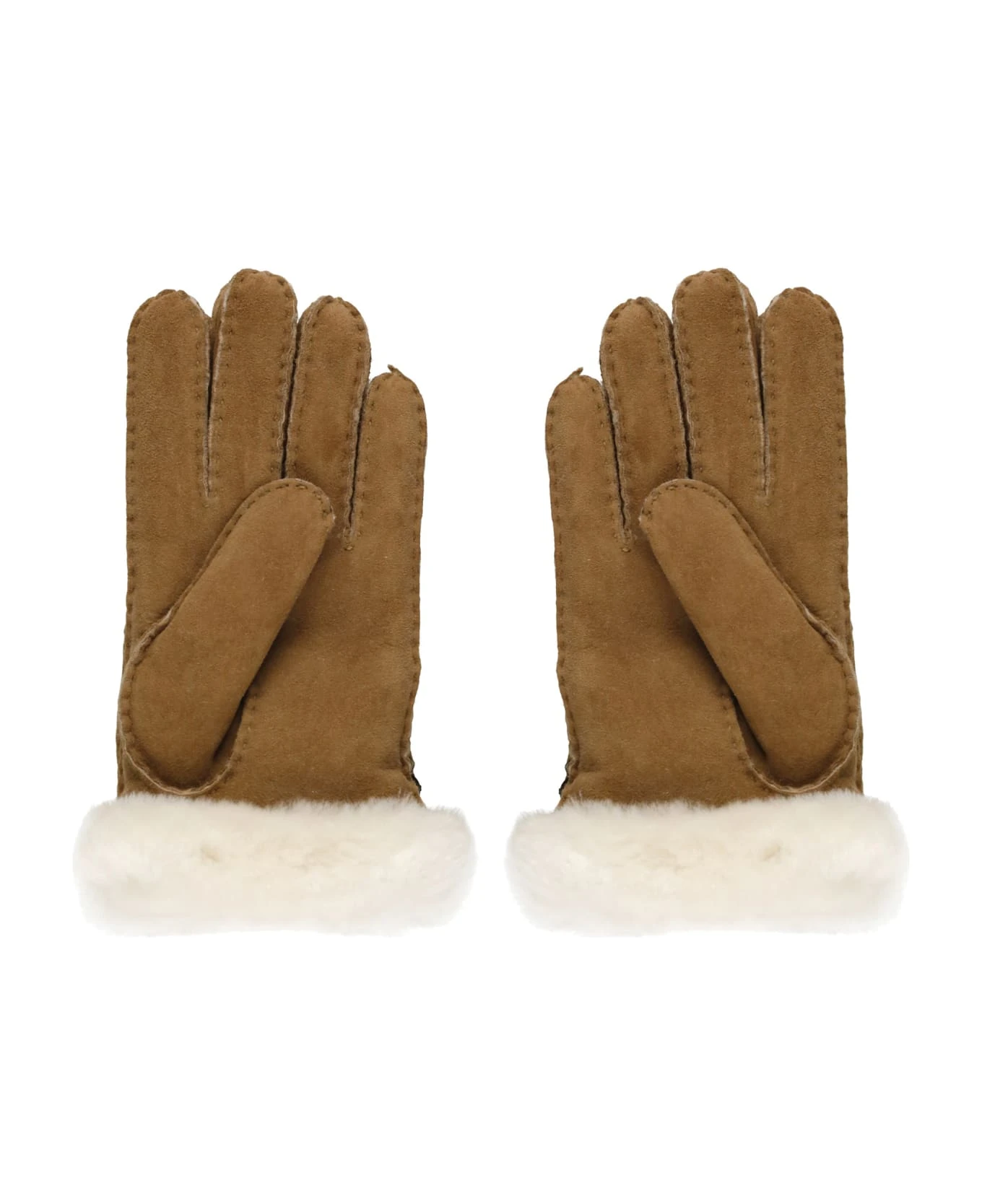 Ugg Shearling Embroider Gloves - Image 2