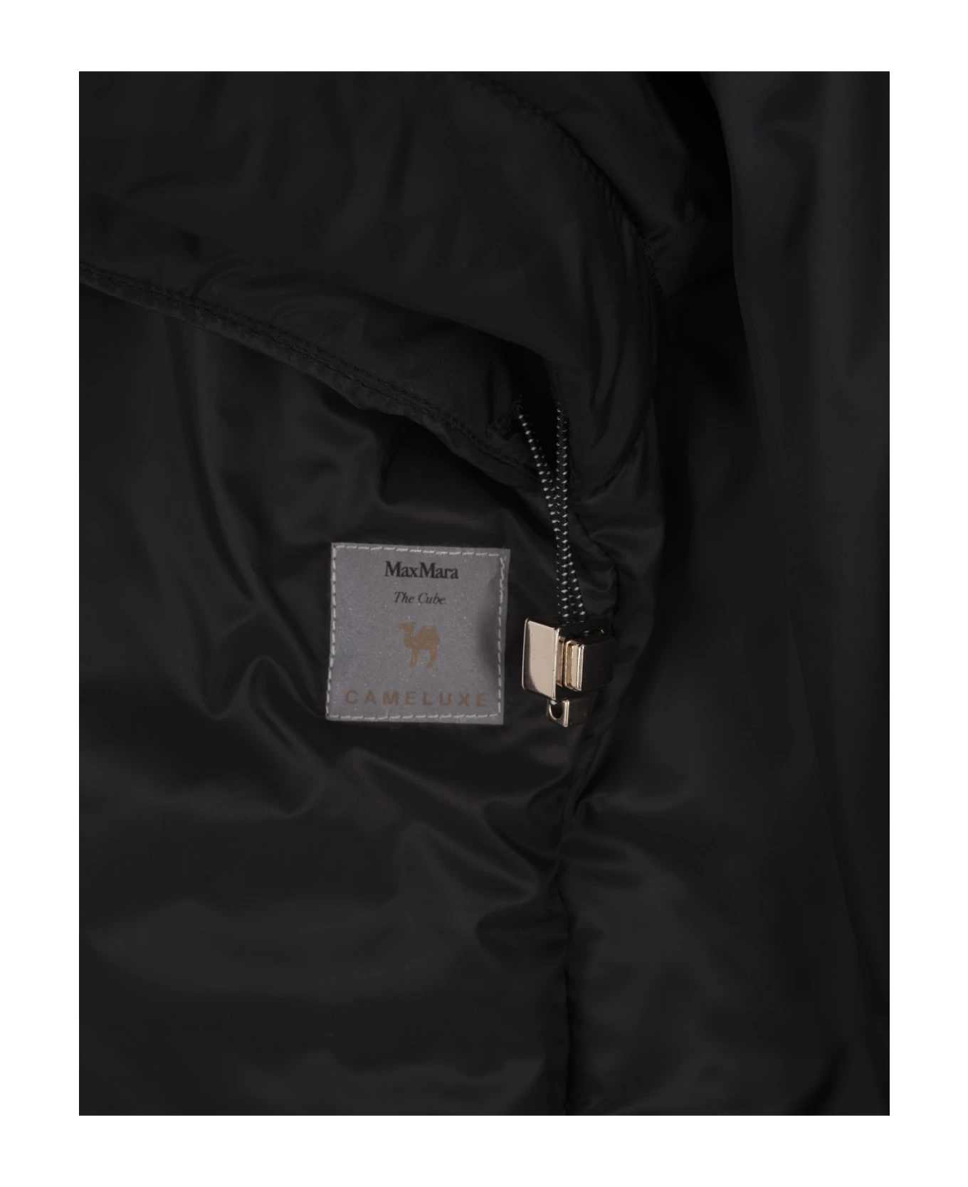 Max Mara Black Greenca Cape - Image 4