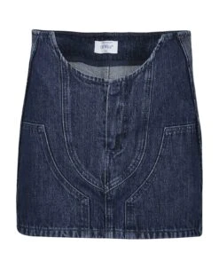 Off-White Motorcycle Hole Mini Skirt