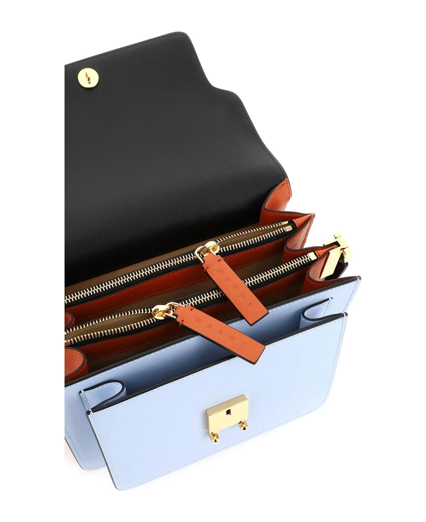 Marni Tricolor Leather Medium Trunk Bag - Image 2