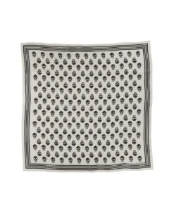 Alexander McQueen Biker Skull Scarf