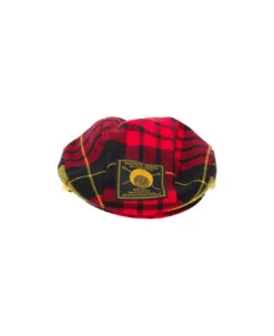 Marine Serre Red Tartan Tailored Beret - Regenerated