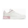 Dolce & Gabbana White/pink Portofino Sneakers