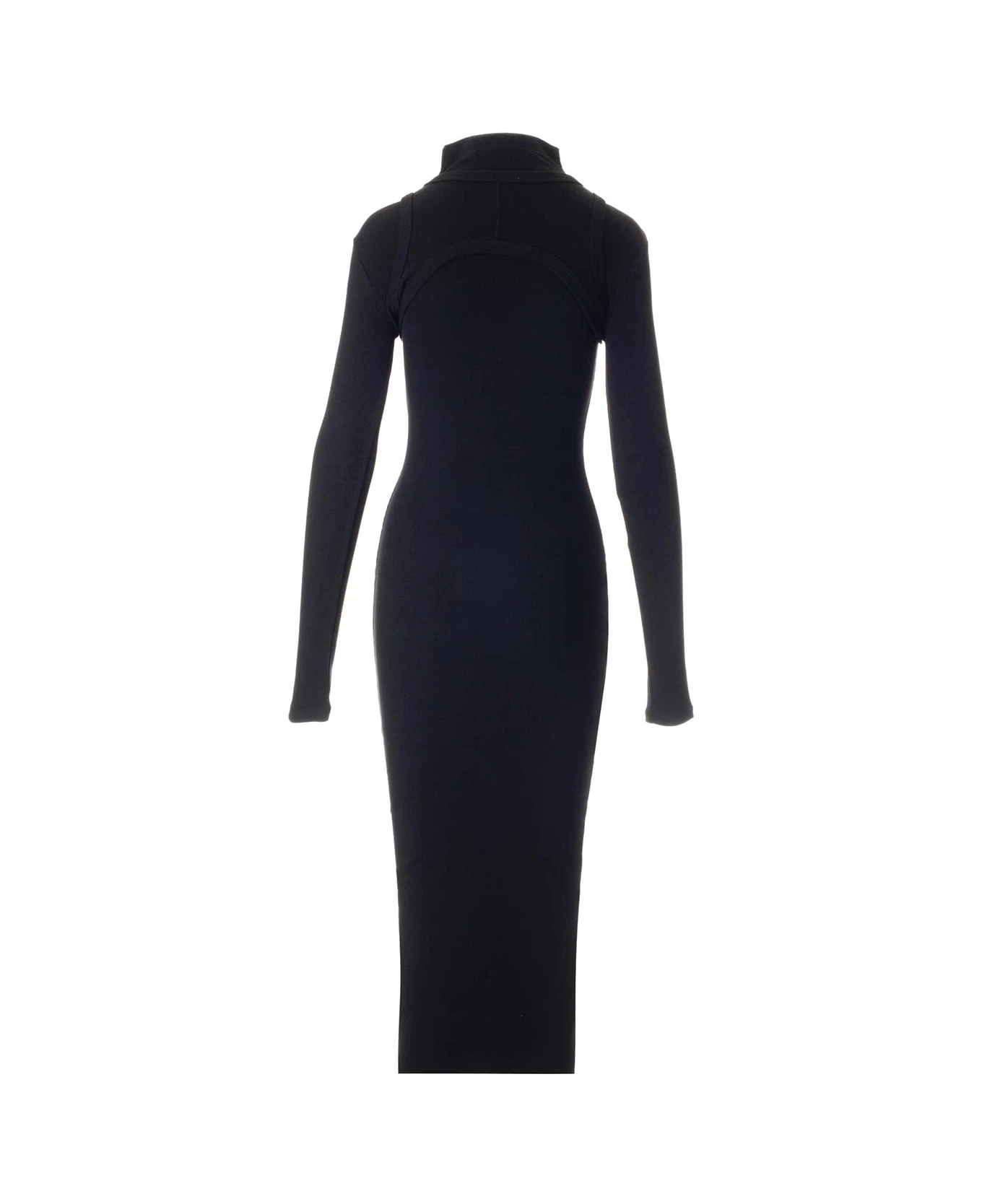 Off-White Turtleneck Midi Dress - Image 2