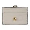 Alexander McQueen Skull Embossed Chain Card Holder
