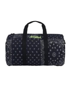 MC2 Saint Barth Travel Duffel Bag With Black Bandanna Print