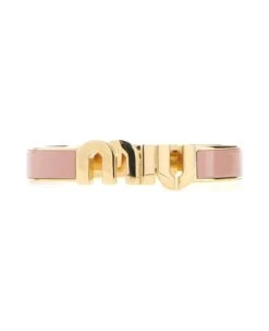 Miu Miu Pink Metal Bracelet