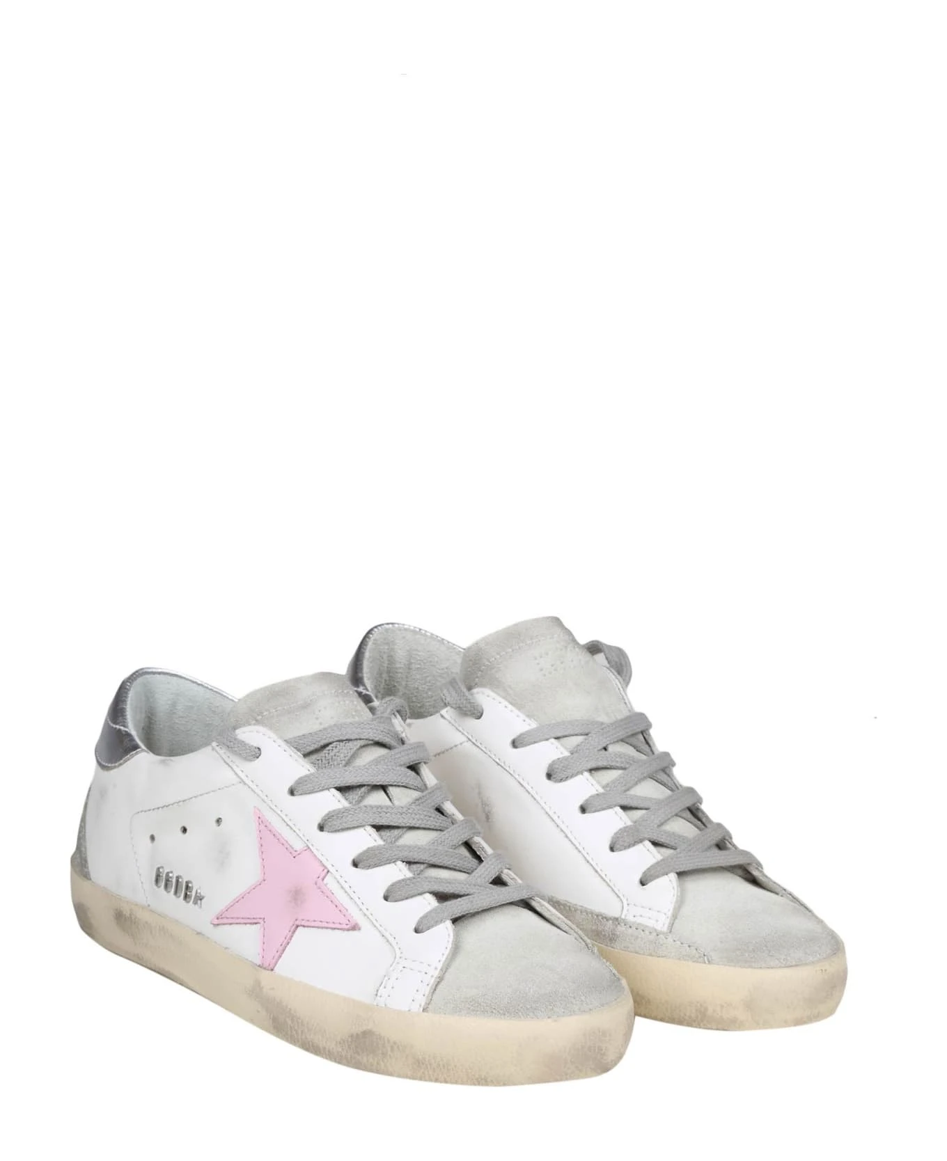 Golden Goose Super Star Sneakers In Leather And Suede - Image 2