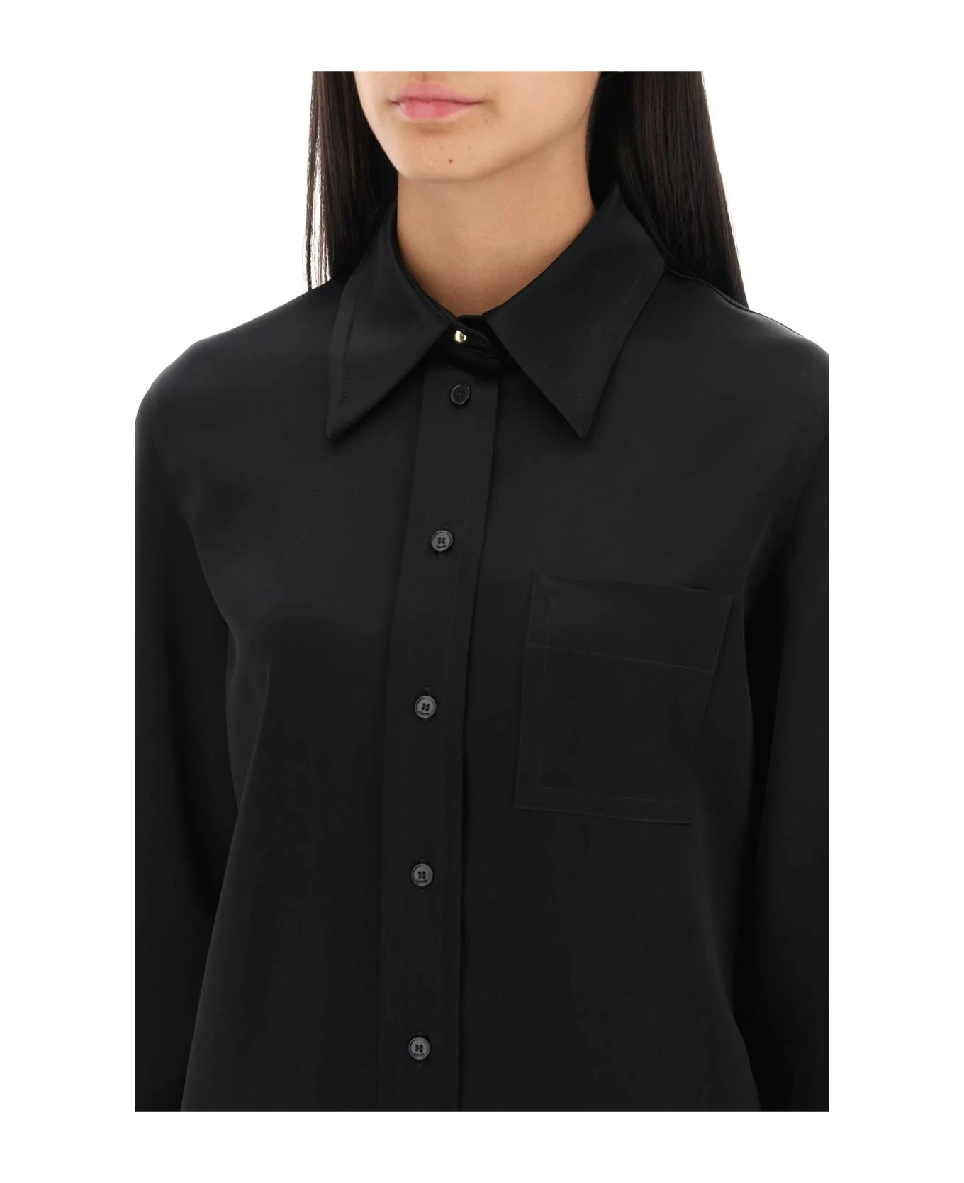 Lanvin Satin Pocket Shirt - Image 4
