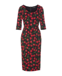 Dolce & Gabbana Cherry Print Dress